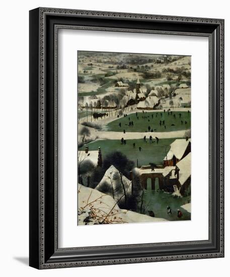 Return of the Hunters, Detail-Pieter Bruegel the Elder-Framed Giclee Print