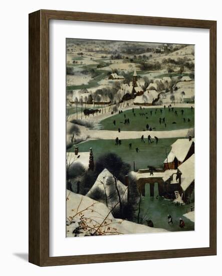 Return of the Hunters, Detail-Pieter Bruegel the Elder-Framed Giclee Print