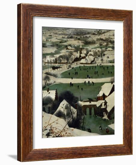 Return of the Hunters, Detail-Pieter Bruegel the Elder-Framed Giclee Print