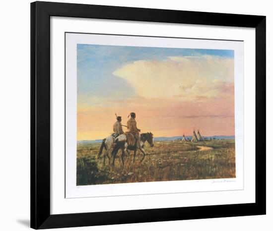 Return Of The Hunters-Duane Bryers-Framed Limited Edition