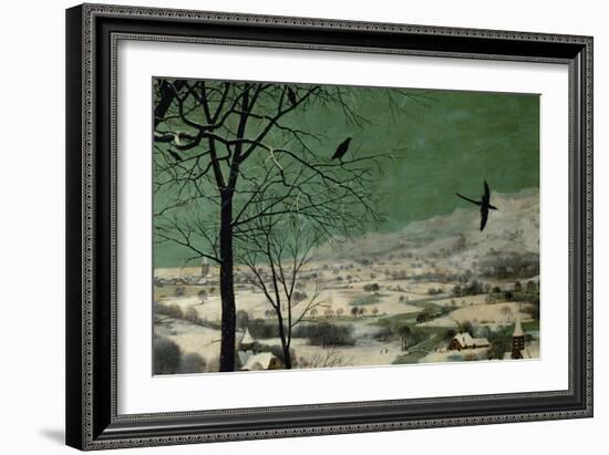 Return of the Hunters-Pieter Bruegel the Elder-Framed Giclee Print