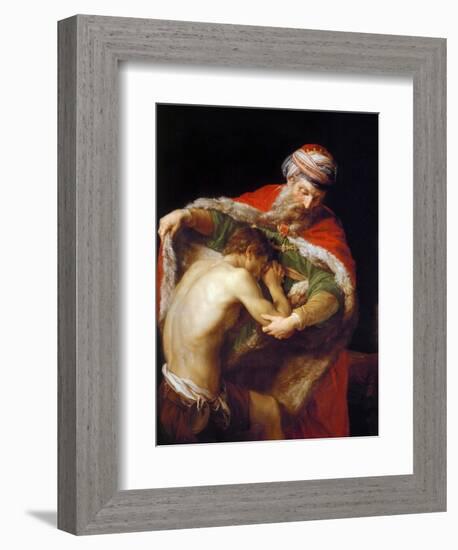 Return of the Prodigal Son, 1773-Pompeo Girolamo Batoni-Framed Giclee Print