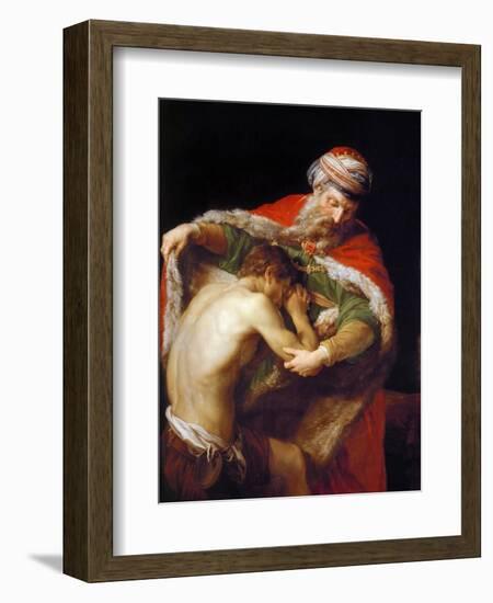 Return of the Prodigal Son, 1773-Pompeo Girolamo Batoni-Framed Giclee Print