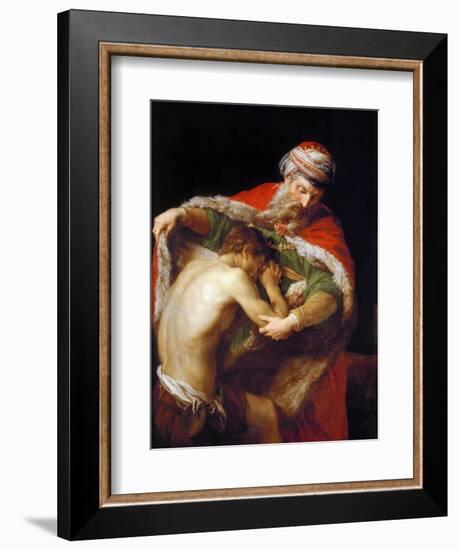 Return of the Prodigal Son, 1773-Pompeo Girolamo Batoni-Framed Giclee Print