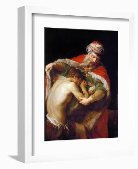 Return of the Prodigal Son, 1773-Pompeo Girolamo Batoni-Framed Giclee Print