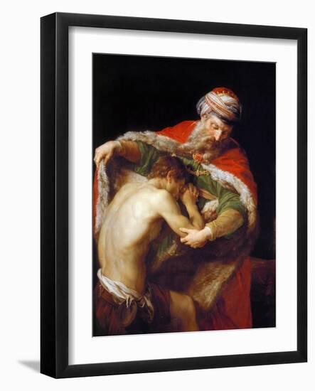Return of the Prodigal Son, 1773-Pompeo Girolamo Batoni-Framed Giclee Print