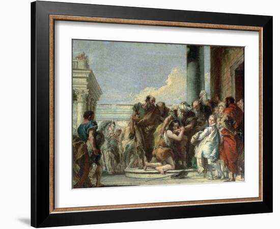 Return of the Prodigal Son, 1780-Giovanni Battista Tiepolo-Framed Giclee Print