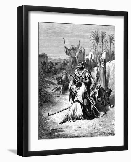 Return of the Prodigal Son, 1865-1866-Gustave Doré-Framed Giclee Print