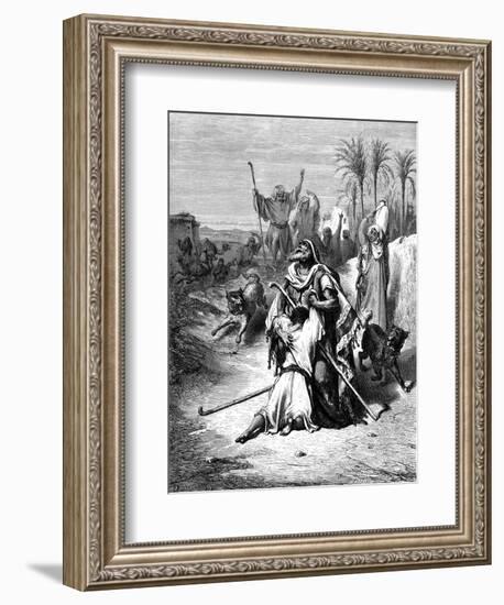 Return of the Prodigal Son, 1865-1866-Gustave Doré-Framed Giclee Print