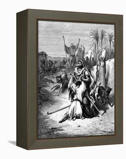 Return of the Prodigal Son, 1865-1866-Gustave Doré-Framed Premier Image Canvas