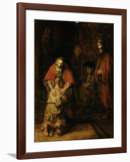 Return of the Prodigal Son, c. 1669-Rembrandt van Rijn-Framed Art Print