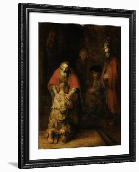 Return of the Prodigal Son, c. 1669-Rembrandt van Rijn-Framed Art Print