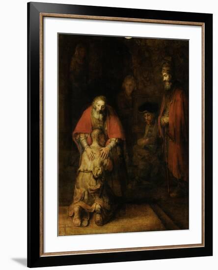 Return of the Prodigal Son, c. 1669-Rembrandt van Rijn-Framed Art Print