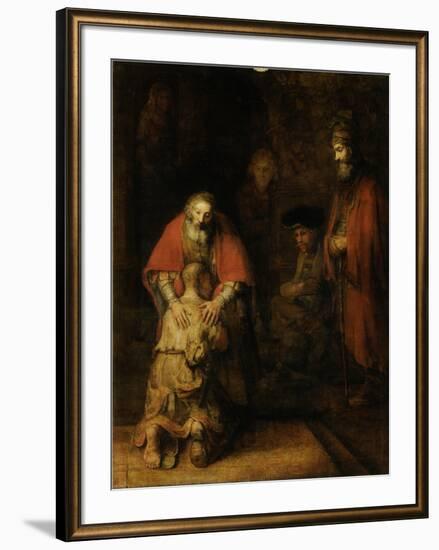 Return of the Prodigal Son, c. 1669-Rembrandt van Rijn-Framed Art Print