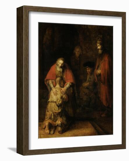 Return of the Prodigal Son, c. 1669-null-Framed Art Print