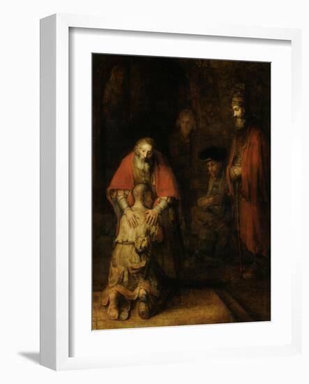 Return of the Prodigal Son, c. 1669-null-Framed Art Print