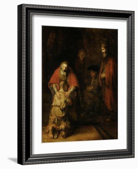 Return of the Prodigal Son, c. 1669-null-Framed Art Print