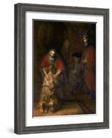 Return of the Prodigal Son, circa 1668-69-Rembrandt van Rijn-Framed Giclee Print