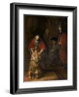 Return of the Prodigal Son, circa 1668-69-Rembrandt van Rijn-Framed Giclee Print