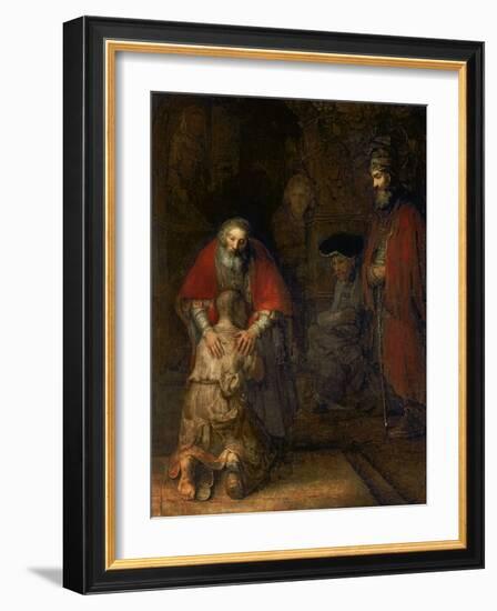 Return of the Prodigal Son, circa 1668-69-Rembrandt van Rijn-Framed Giclee Print