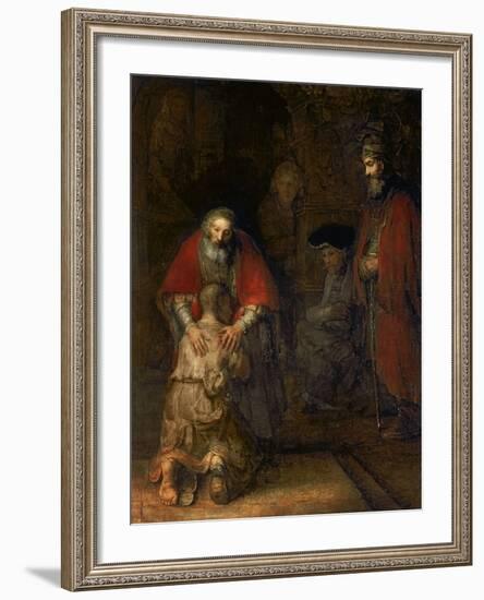 Return of the Prodigal Son, circa 1668-69-Rembrandt van Rijn-Framed Giclee Print