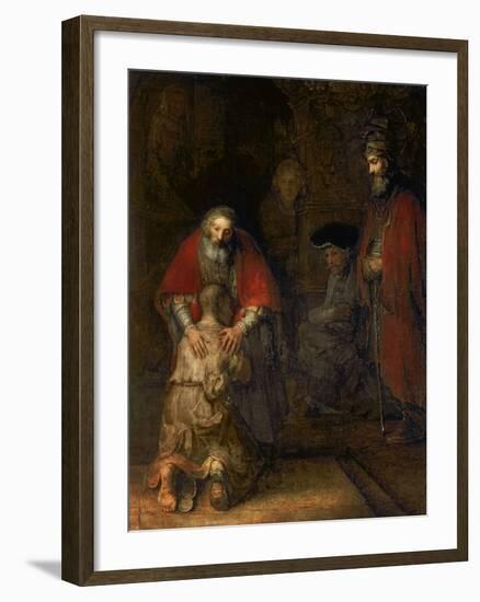 Return of the Prodigal Son, circa 1668-69-Rembrandt van Rijn-Framed Giclee Print