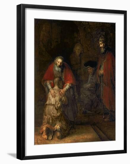 Return of the Prodigal Son, circa 1668-69-Rembrandt van Rijn-Framed Giclee Print