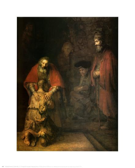 Return of the Prodigal Son Art Print by Rembrandt van Rijn ...