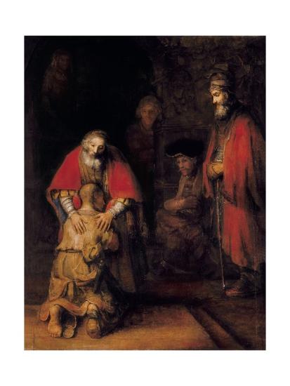 Return of the Prodigal Son Art Print by Rembrandt van Rijn ...