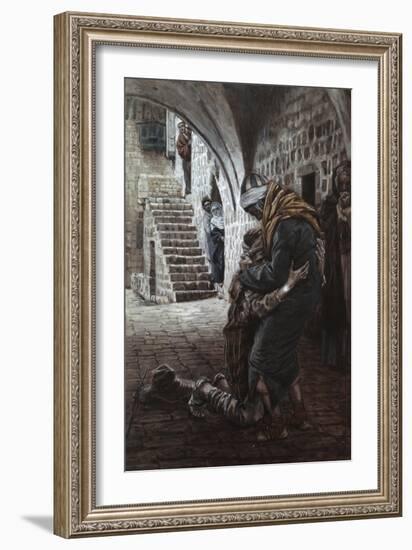 Return of the Prodigal Son-James Tissot-Framed Giclee Print