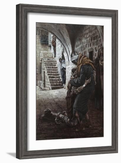 Return of the Prodigal Son-James Tissot-Framed Giclee Print