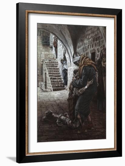 Return of the Prodigal Son-James Tissot-Framed Giclee Print