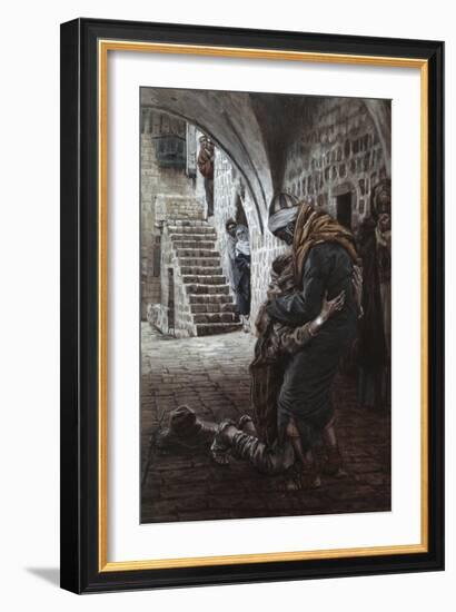 Return of the Prodigal Son-James Tissot-Framed Giclee Print