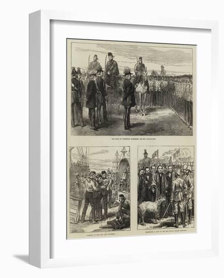 Return of the Troops from the Ashantee War-null-Framed Giclee Print