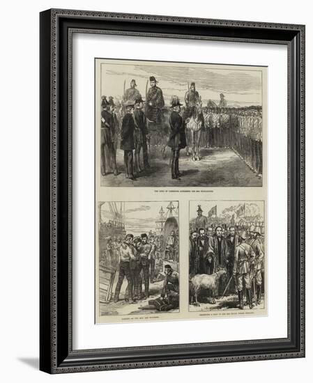 Return of the Troops from the Ashantee War-null-Framed Giclee Print