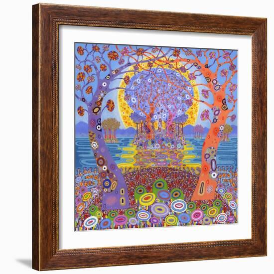 Return to the Welcome Hills, 2014-David Newton-Framed Giclee Print