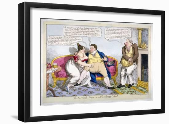 Returned from a Northern Visit, 1823-C Williams-Framed Giclee Print