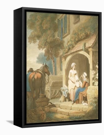 Returned from Market, Engraved by W. Annis, Pub. by Morgan and Pearce, 1803-Francis Wheatley-Framed Premier Image Canvas