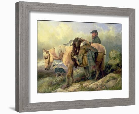 Returning from the Hill, 1868-Richard Ansdell-Framed Giclee Print