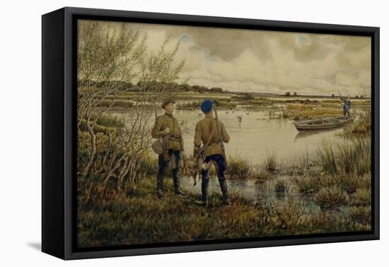 Returning from the Hunting, 1937-Ernest Ernestovich Lissner-Framed Premier Image Canvas