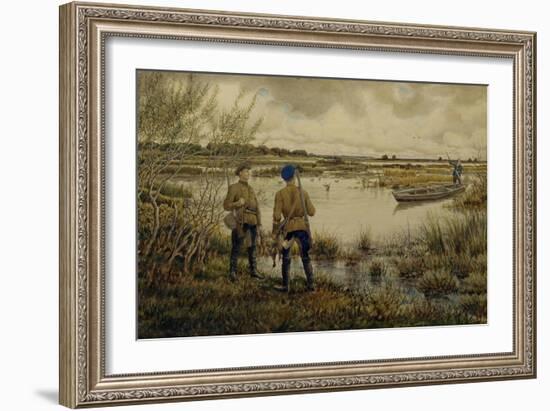 Returning from the Hunting, 1937-Ernest Ernestovich Lissner-Framed Giclee Print