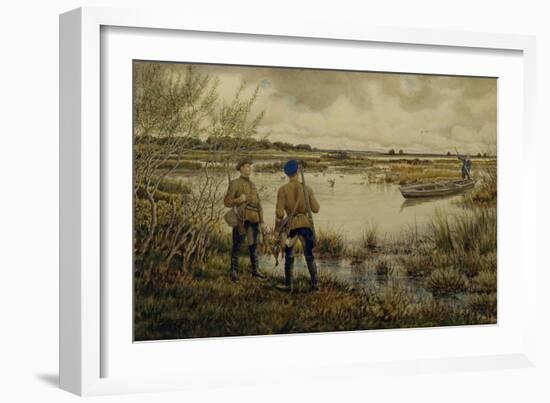 Returning from the Hunting, 1937-Ernest Ernestovich Lissner-Framed Giclee Print