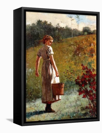 Returning from the Sping, 1874-Winslow Homer-Framed Premier Image Canvas