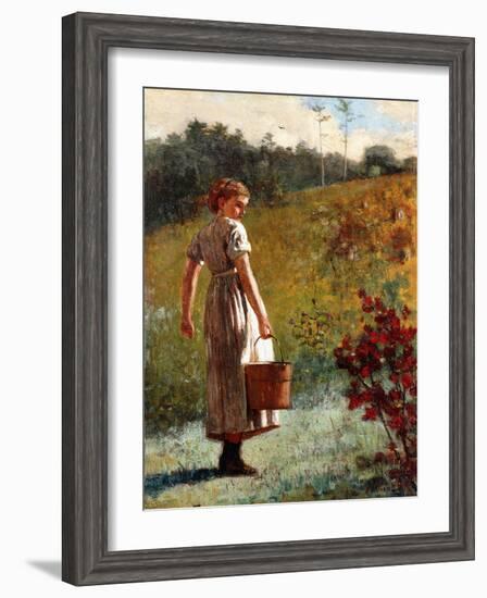 Returning from the Sping, 1874-Winslow Homer-Framed Giclee Print