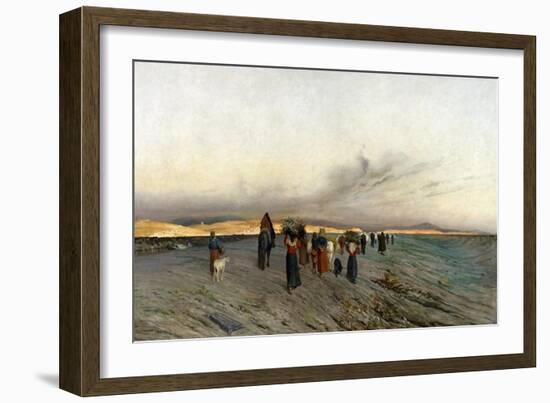 Returning from the Woods at Dusk, 1868-Alfredo Ricci-Framed Giclee Print