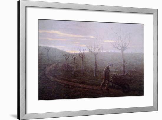 Returning from Woods, Emilio Longoni-null-Framed Giclee Print