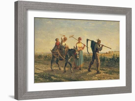 Returning Home-Jules Veyrassat-Framed Giclee Print