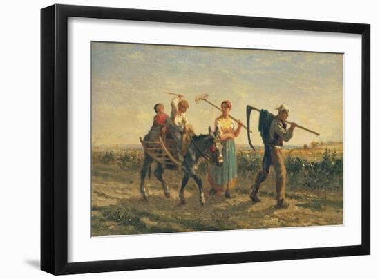 Returning Home-Jules Veyrassat-Framed Giclee Print