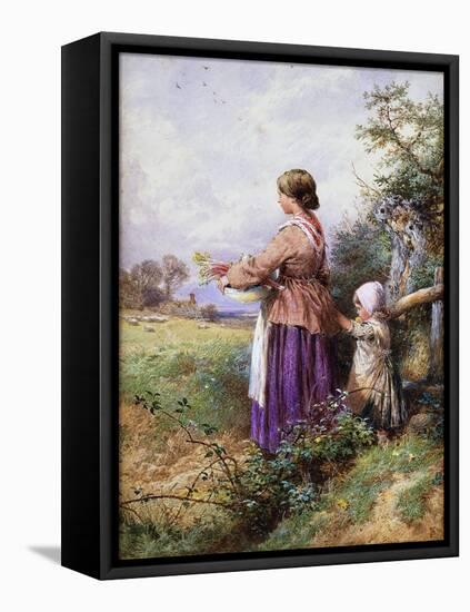 Returning Home-Myles Birket Foster-Framed Premier Image Canvas