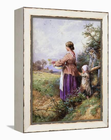 Returning Home-Myles Birket Foster-Framed Premier Image Canvas